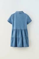 Платье Zara, размер 7 лет (122 cm), голубой