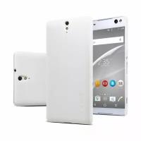 Пластиковый чехол для Sony Xperia C5 Ultra Dual белый (Nillkin)