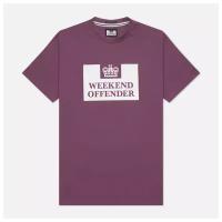 Мужская футболка Weekend Offender Prison AW22 фиолетовый, Размер M