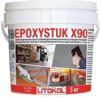 Эпоксидная затирка LITOKOL EPOXYSTUK X90 (литокол эпоксистук Х90) C.00 (белый), 5 кг