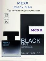 Туалетная вода мужская Mexx Black Man 30мл духи мужские мекс ароматы для него парфюмерия для мужчин