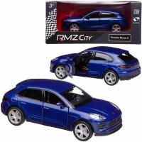 Машинка металлическая Uni-Fortune RMZ City 1:32 Porsche Macan S 2019 (цвет синий)