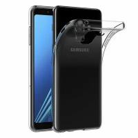 Силиконовая накладка 0.6 мм для Samsung J6 (2018) прозрачный