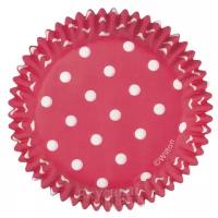 Капсула 5 см. Горох красный Red Dots Wilton 415-0148, 75 шт