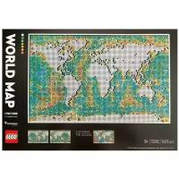 Конструктор LEGO ART 31203 Карта мира, 11695 дет