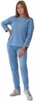 Комплект одежды женский домашний TWINS 1223K-BLE размер 54 светло-голубой меланж