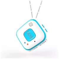 Мини GPS трекер/GPS маяк кулон Reachfar RF-V28 White-Blue