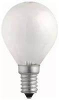 Лампа накаливания JazzWay P45 60W E14 матовая шар (комплект из 5 шт.)