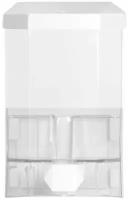 Дозатор для жидкого мыла Лайма 605773, белый/прозрачный