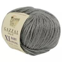 Пряжа Gazzal Baby Wool XL (818 - Серый)