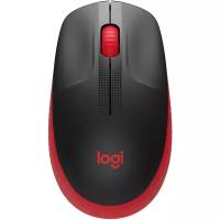 Мышь Logitech M190 Wireless Mouse, Red