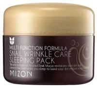 MIZON Snail Wrinkle Care Sleeping Pack Ночная маска c муцином улитки 80мл