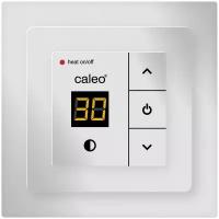 Терморегулятор Caleo 720 Silver с адаптерами, встраиваемый цифровой, 3,5 кВт