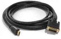 Bion Кабель HDMI-DVI-D 19M/19M, single link, экран, позолоченные контакты, 1.8м, черный [BXP-CC-HDMI-DVI-018]