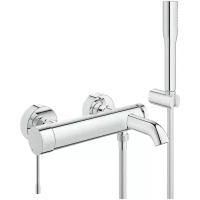 Смеситель для ванны Grohe Essence+ с душевым гарнитуром 33628001