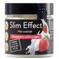 Fit And Joy Фитококтейль Slim Effect Strawberry with cream, 90 г, 150 мл