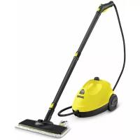 Пароочиститель KARCHER SC 2 EasyFix + латексные хозяйственные перчатки, желтый/черный