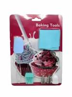 Кондитерский набор Baking Tools 9 предметов для приготовления и украшения тортов, пирожных