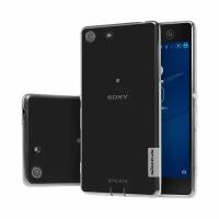 Силиконовый чехол для Sony Xperia M5 белый (Nillkin)