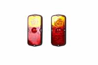 Фонарь светодиодный задний УАЗ с дополнительным противотуманным огнем (желто-красный), комплект 2шт