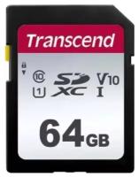 Карта памяти Transcend 300S SDXC UHS-I U1 64Gb (100/20 MB/s)