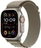 Умные часы Apple Watch Ultra 2 49 мм Titanium Case GPS + Cellular, Olive Alpine Loop, размер ремешка S