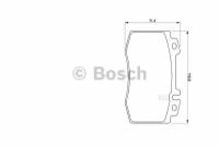 Колодки дисковые передние для mercedes-benz w220/w211 02 Bosch 0986424705