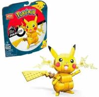 Конструктор Покемон Пикачу Mattel Mega Construx Pokemon Pikachu, 211 элементов