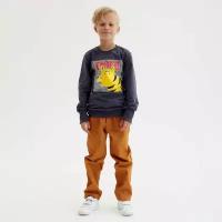 MINAKU Свитшот для мальчика MINAKU: Casual Collection KIDS цвет графит, рост 104