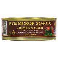 Крымское Золото Килька балтийская неразделанная обжаренная в томатном соусе