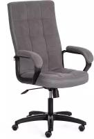 Кресло компьютерное TetChair TRENDY (22), флок, ткань, серый