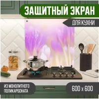 Защитный экран для кухни 600 х 600 х 3 мм 