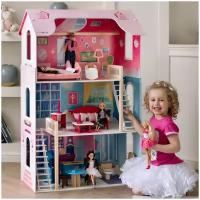 Кукольный домик Вдохновение, для кукол до 30 см (16 предметов мебели, 2 лестницы)