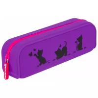 BRAUBERG Пенал-косметичка Kittens (229028), фиолетовый