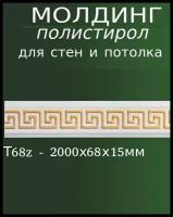 Декоративный молдинг для стен из полистирола с рисунком