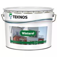 Краска акриловая TEKNOS Winterol матовая белый 2.7 л