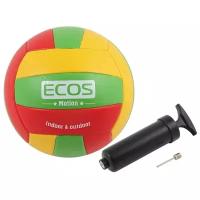 Волейбольный мяч ECOS Motion и насос VB105P