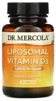 Капсулы Dr. Mercola Liposomal Vitamin D3, 5000 МЕ, 30 шт