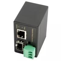 Медиаконвертер промышленный миниатюрный Fast Ethernet 1xFE, 1xFE SFP. Питание DC12-60V или AC18-36V(1.44W) (OMC-100-11X/I)