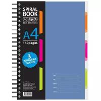 Attache SELECTION бизнес-тетрадь Spiral Book A4, 73733, отсутствует, клетка, 140 л., 1 шт., синий