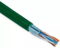 Rexant Кабель 01-0161 Кабель витая пара F UTP, CAT 5e, нг А -LSLTx 4х2х0,52мм, 24AWG, внутренний, зеленый, 305м