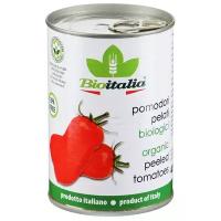 Томаты (помидоры) Bioitalia Pomodori pelati очищенные целые в томатном соке, 400 г