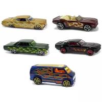 Набор машинок базовых Hot Wheels 1:64 5 шт. в упаковке в ассортименте 01806