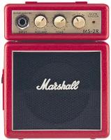 MARSHALL MS-2R MICRO AMP (RED) усилитель гитарный транзисторный, микрокомбо, 1 Вт, питание от батарей и адаптера (приобретается отдельно), красный цве