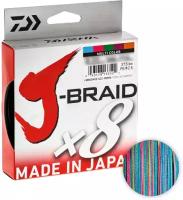 Плетёный шнур Daiwa J-braid X8 300м. 0.28мм. MULTICOLOR