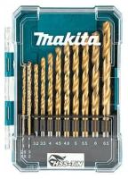 Набор сверл HSS-TIN Economy Makita D-72855 оригинал