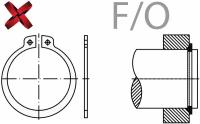 Кольцо стопорное DIN 471 F на вал А20x1,2 Ks010020120F