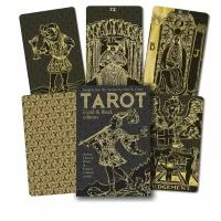 Карты Таро Подарочный набор. Таро Золото на Черном / Tarot Gold and Black Edition - Lo Scarabeo