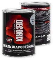 Эмаль жаростойкая Decorix (0,8кг) серебристый +700°С (0752-02 DX)