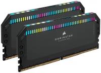 Оперативная память Corsair Dominator Platinum RGB 32 ГБ (16 ГБ x 2 шт.) DDR5 6200 МГц DIMM CL36 DOMINATOR PLATINUM RGB 32GB (2x16GB) DDR5 DRAM 6200MHz C36 Memory Kit Black